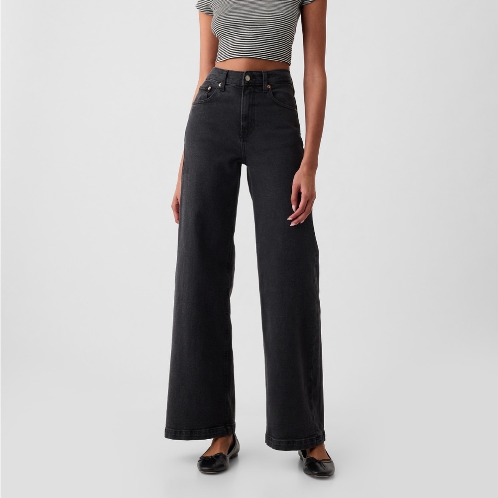 Gap High Rise Wide Leg Jeans